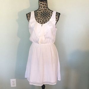 White dress causal sundress.